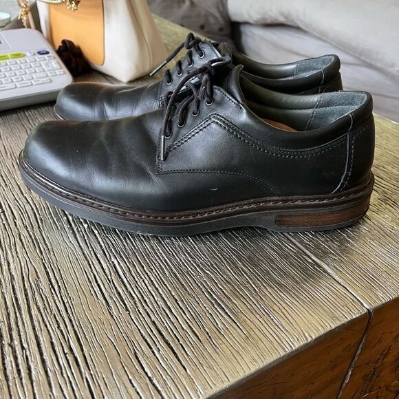 SAS Black Mens Lace Up Shoes Style K8970529 sz 11 EUC main image 4